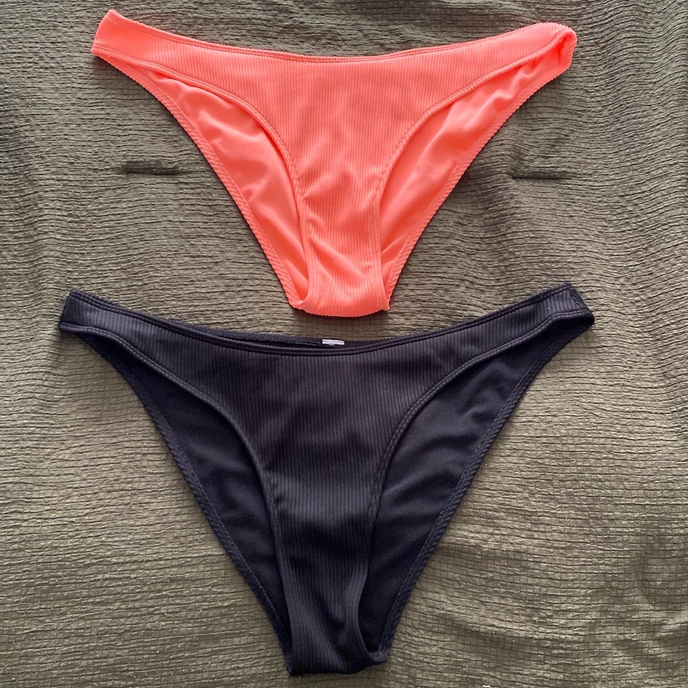 High leg bikini bottoms